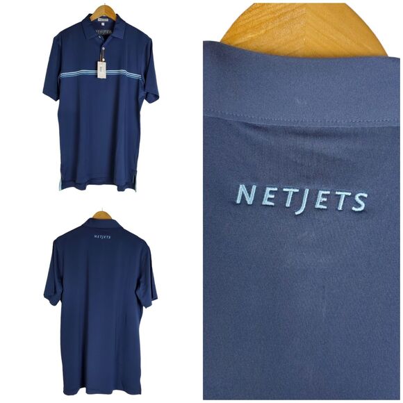 Peter Millar Navy Blue Polo Shirt - Picture 1 of 16